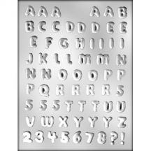 1/2" Letters Numbers Mold