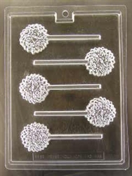 Chrysanthemum Pop Chocolate Mold 60AO-565 sucker fall flower