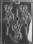 Dalmatian Dog Lolly Chocolate Mold