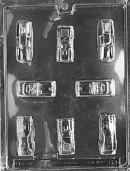 Sports Cars Chocolate Mold nascar stock car demolition derby D021