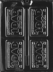 Dad License Plate Chocolate Mold father's day birthday D041