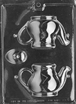 3D Tea Pot Chocolate Mold tea party beauty and the beast alice in wonderland D077