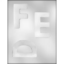 4" Letters D-E-F Mold
