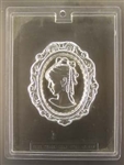 Large Cameo Plaque Mold Mothers day 60AO-381 grandmother