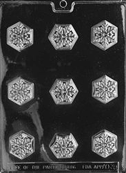 Snowflakes Chocolate Mold