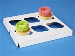 10" x 10" White Cupcake Inserts