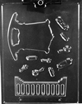 3D Cradle Chocolate Mold - Side B