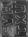Letters S-T-U-V-W-X Mold