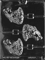 Wolf Lolly Chocolate Mold