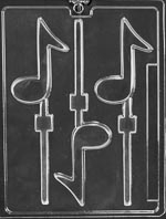 Musical Notes Lolly Mold