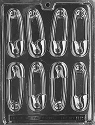 Safety Pins Chocolate Mold