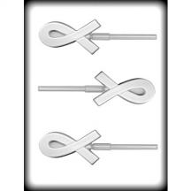 Awareness Ribbon Sucker Hard Candy Mold