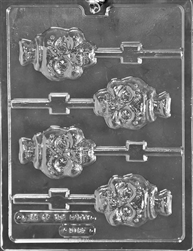 Skull Lolly Chocolate Mold