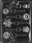 Assorted Flowers Lolly Chocolate Mold