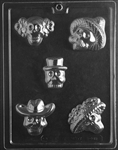 Day of the Dead Skulls Candy Mold