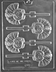 Turkey Lollipop Chocolate Mold