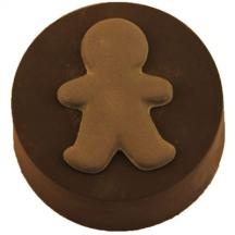 Gingerbread Boy Sandwich Cookie Chocolate  Mold