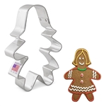 4-1/2" Gingerbread Girl Cookie Cutter 7949A Christmas holiday winter