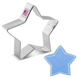 3-1/2" Star Cookie Cutter holiday christmas award