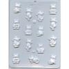 1-1/4" - 1-1/2" Assorted Frogs Hard Candy Mold