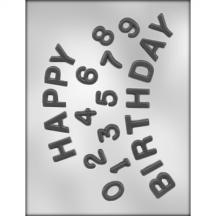 Happy Birthday Numbers Mold