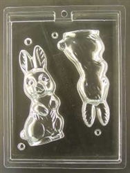 3D Rabbit Chocolate Mold