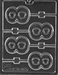 Number 8 Lolly Chocolate Mold - LPL057
