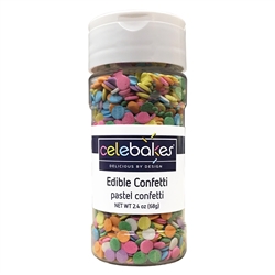 Pastel Confetti Edible Sprinkles Topping candy eyes