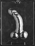 8" Curved Penis Chocolate Mold