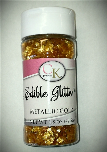 Celebakes by CK Products Silver Squares Edible Glitter, 25 oz.