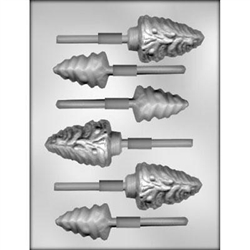 Tree Assortment Sucker Mold 90-4923 Christmas Arbor Day lollipop