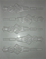 Toy Soldier Sucker lollipop Chocolate Mold holiday 90-4929 nutcracker