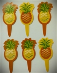 Pineapple Cupcake Picks