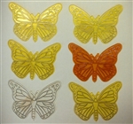 3" Plastic Butterfly Assortment for Decorating