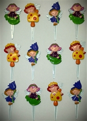 Fairy Girls Cupcake Picks