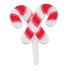 Candy Cane Cupcake Picks