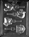 Farm Animals Lolly cow pig barn rooster Chocolate Mold