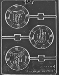 Happy Father's Day Lolly Chocolate Mold