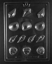 Seashell Assortment Chocolate Mold