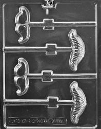 Mustache Assortment Lolly Chocolate Mold