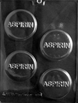 Aspirin Tablet Chocolate Mold