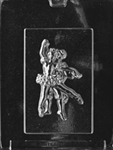 Ballerina Couple Plaque Chocolate Mold  LPK062 ballet dance recital K062