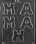 MAMAN - "Mother" in French Language Mold