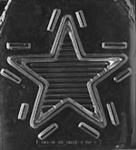 Large Star Pour Box Chocolate Mold Bottom christmas