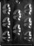 Double Hearts Chocolate Mold V006 wedding valentine mothers day anniversary