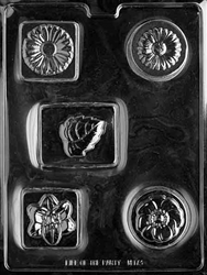 Bar with Flowers Soap/Chocolate Mold