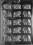 Animal Crackers Chocolate Mold A007 children baby