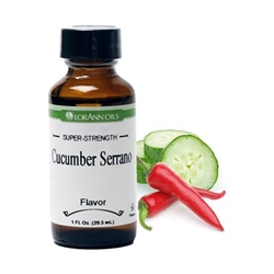 Cucumber Serrano Pepper Flavor - One Ounce