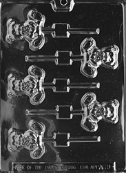Spring Bear Lolly Chocolate Mold