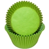 Lime Green Round Baking Cups